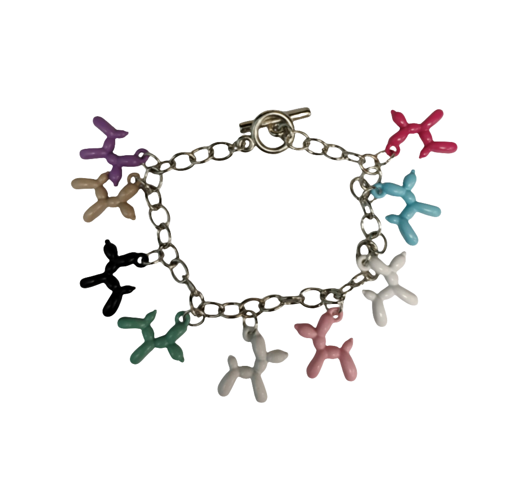 Balloon Dog Charm bracelet