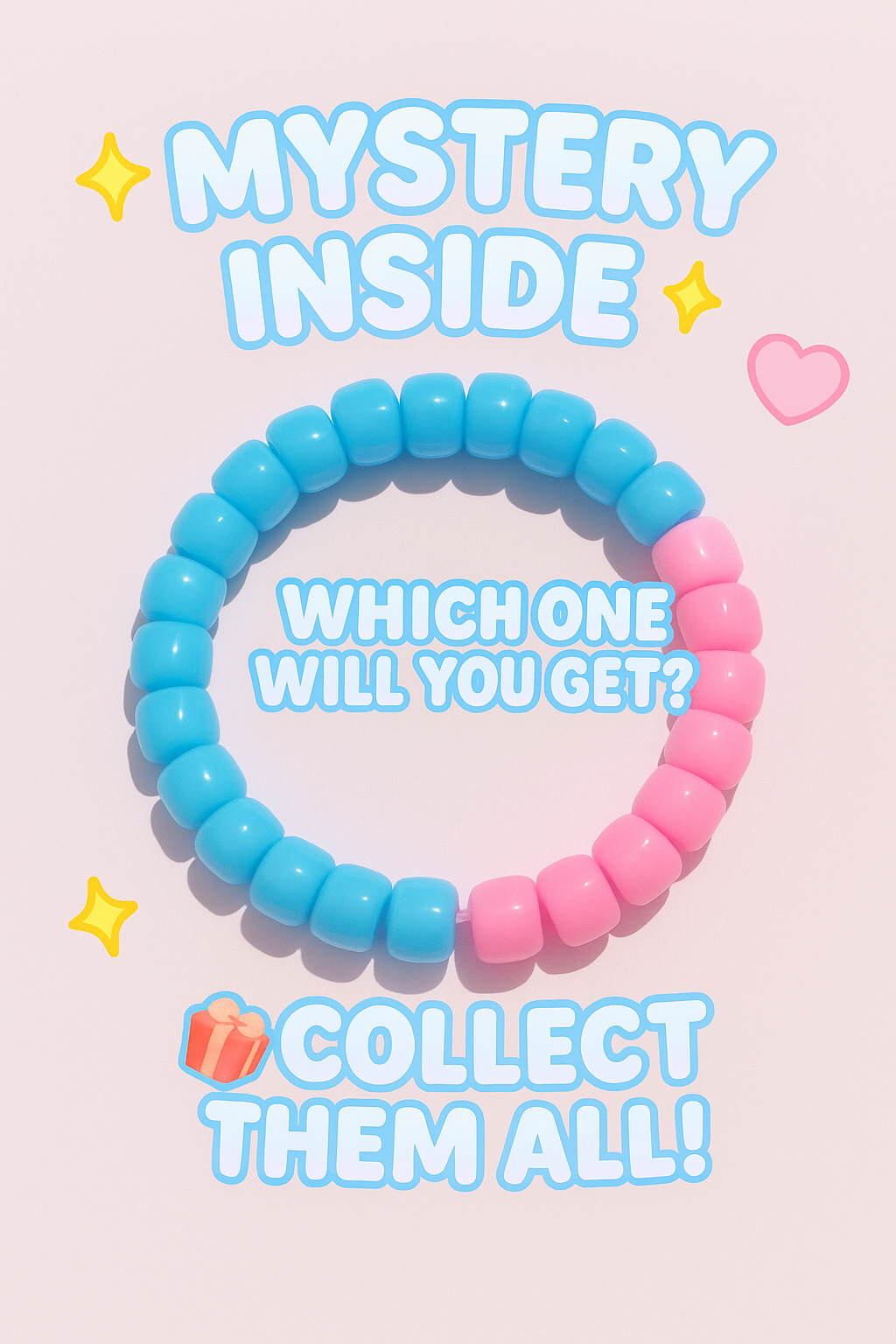 Mystery Letter Bead Bracelet (Cute Character Inspired)