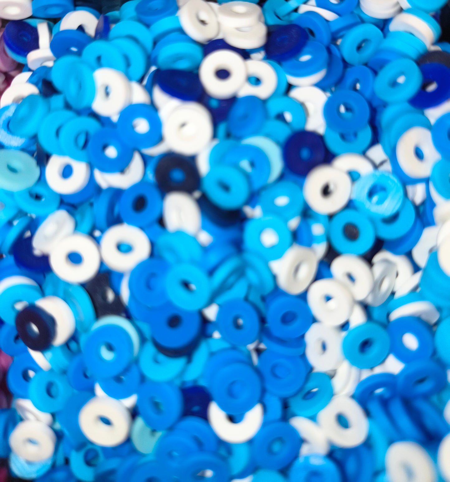 Blue Clay beads pack