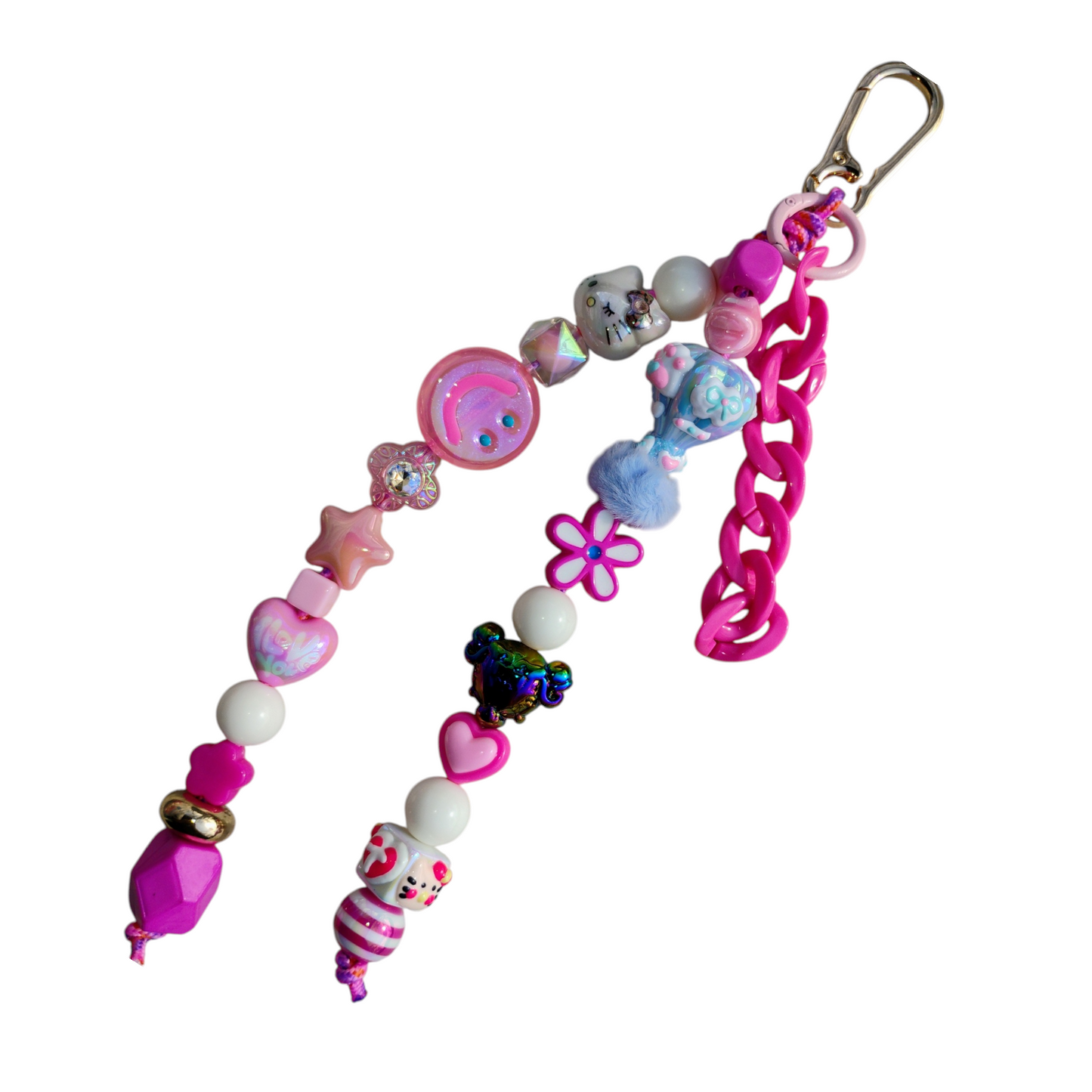 Cotton Candy Kitty Charm