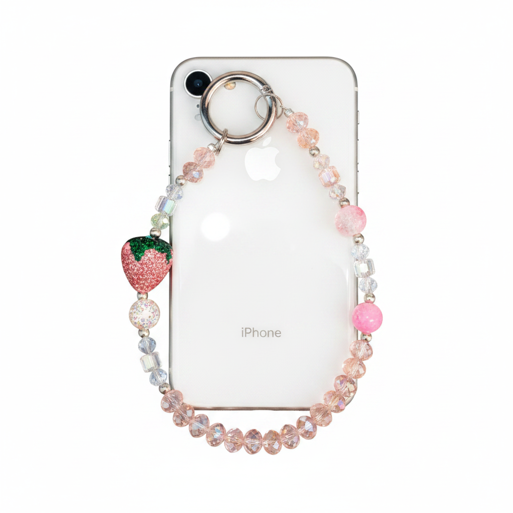 Cute Strawberry Keychain