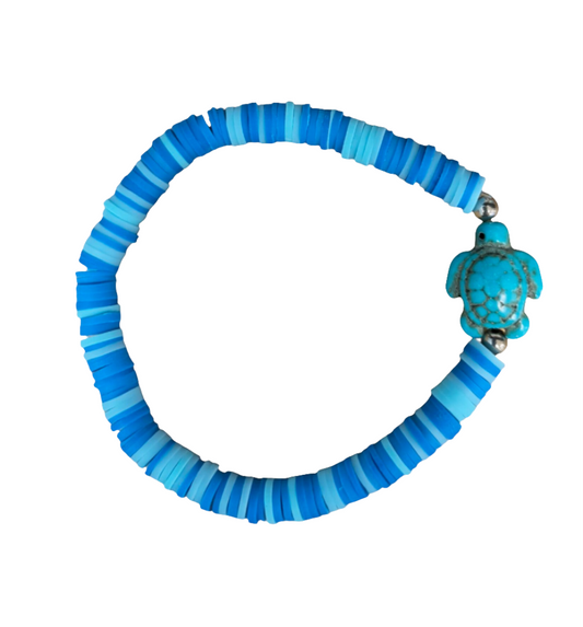 Deep Blue Sea Turtle Bracelet