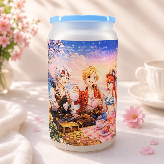 Sunset Anime Picnic ☕✨