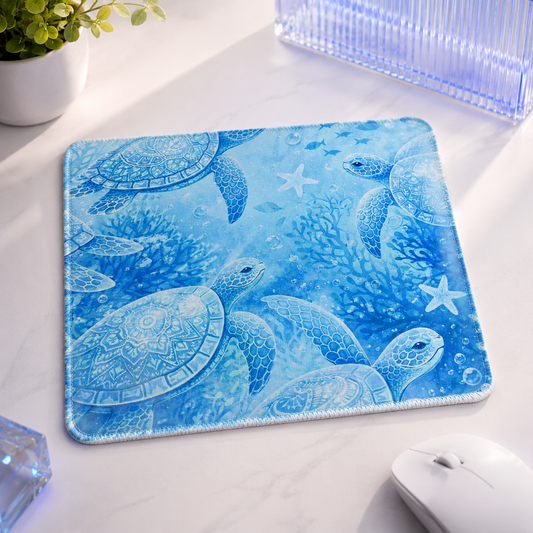 Blue Tide Turtle Mat
