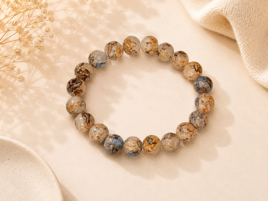Earthy Tone Agate Bracelet