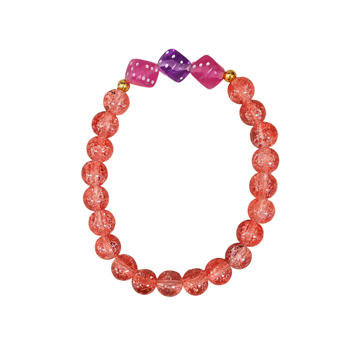Lucky Spark Dice Bracelet