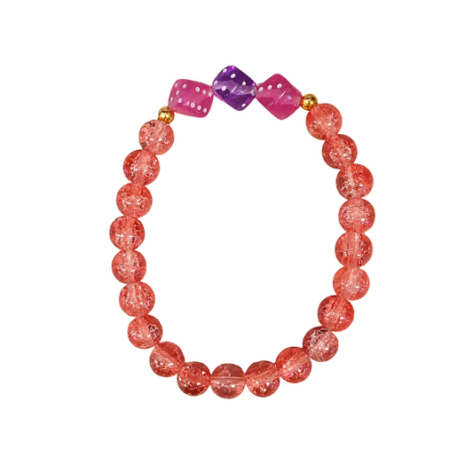 Lucky Spark Dice Bracelet