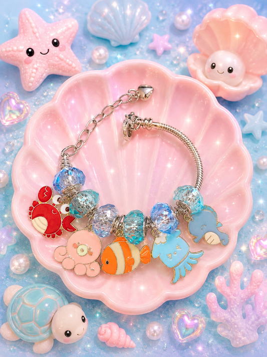 Little Ocean Explorers European charm bracelet