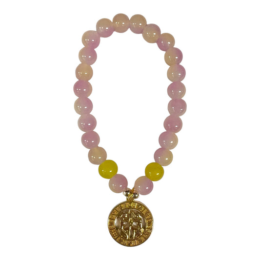 Gemini Blush Balance Bracelet ♊