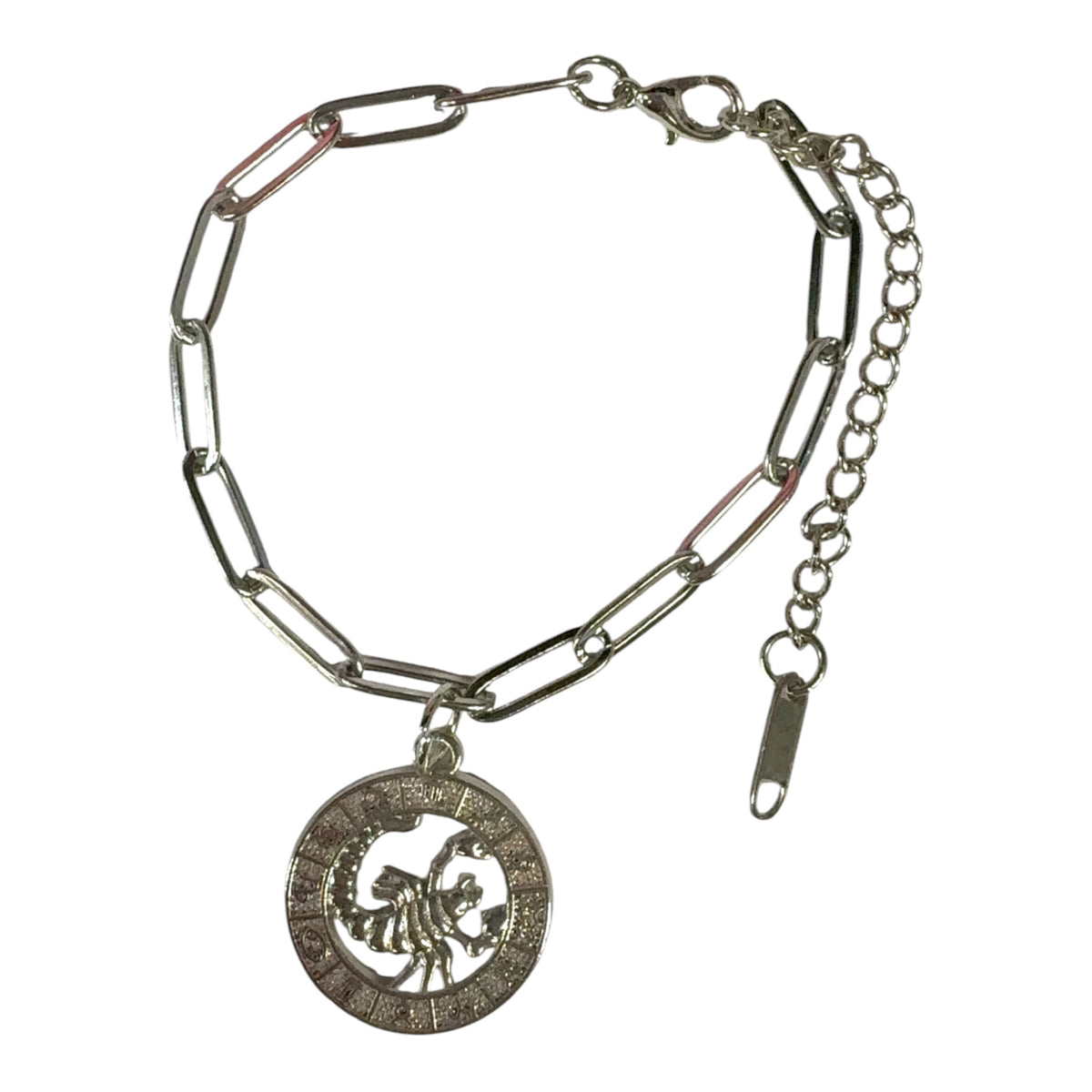 Scorpio Cosmic Silver Glow Bracelet