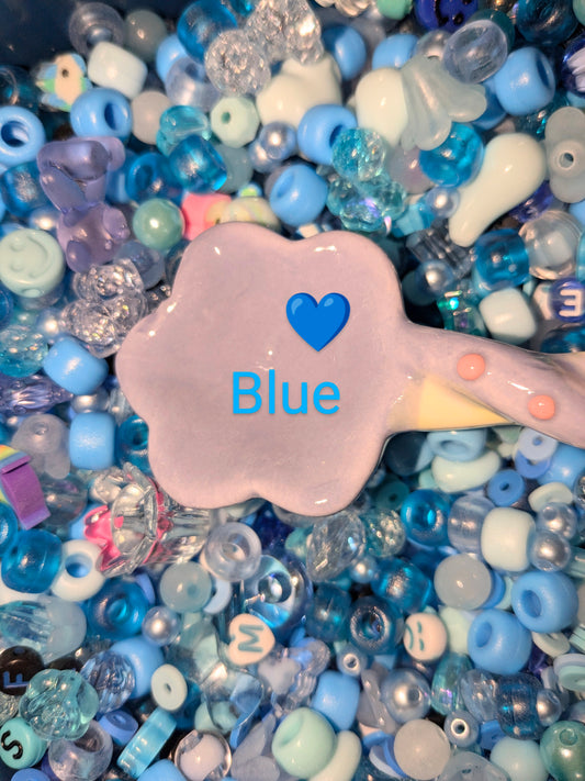 Blue 💙 beads confetti 20 scoops pack