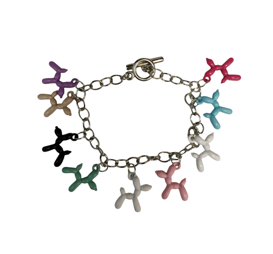 Balloon Dog Charm bracelet