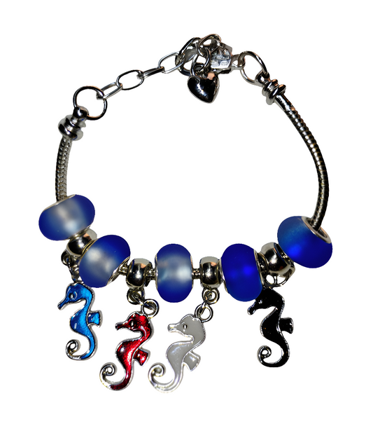 Seahorse European Charm Bracelet