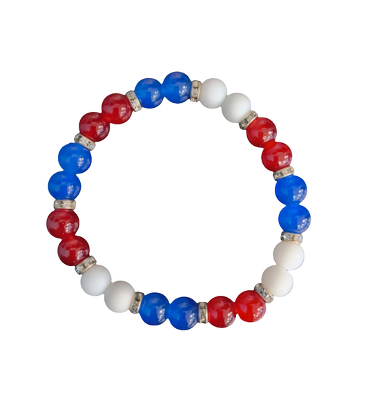 Red, white and blue