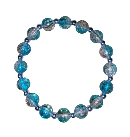 Turquoise Crackle