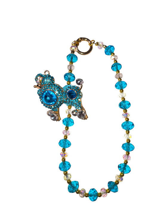Sparkling Poodle Charm