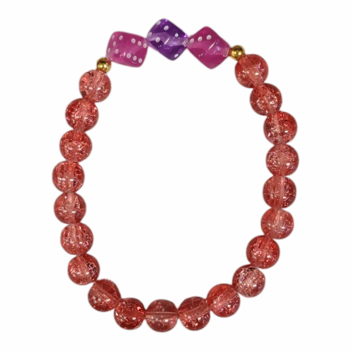 Lucky Spark Dice Bracelet