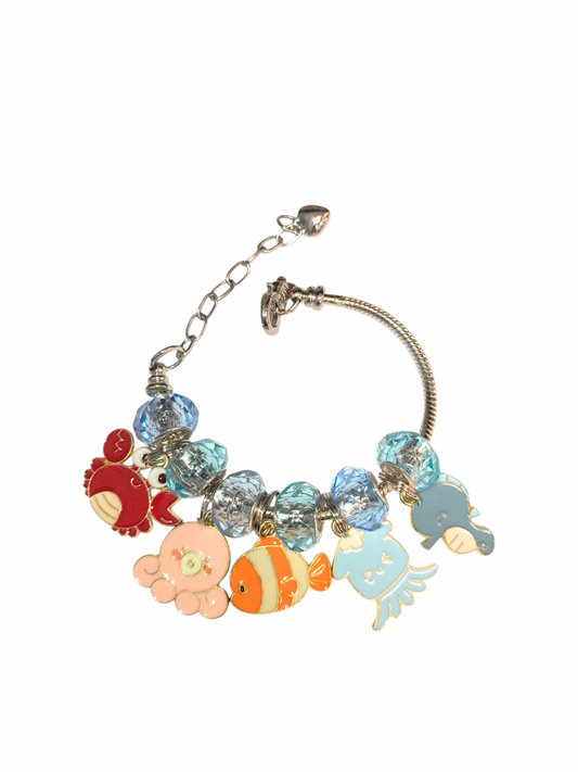Little Ocean Explorers European charm bracelet