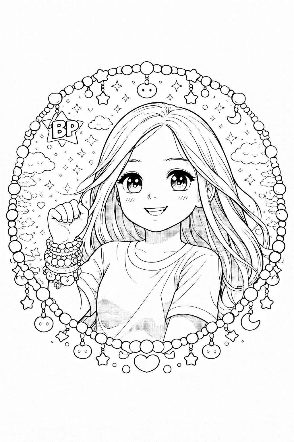 Cute Mandala Coloring Book