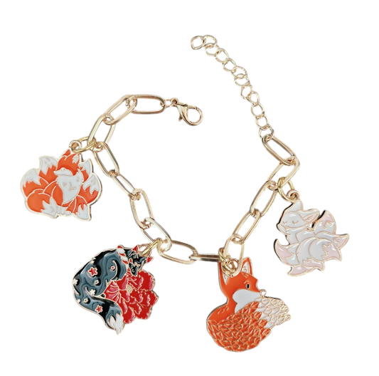 Kitsune Charm Bracelet