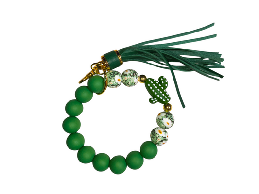 Cactus Wristlet keychains