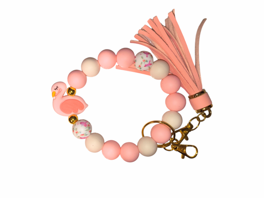Flamingo keychain